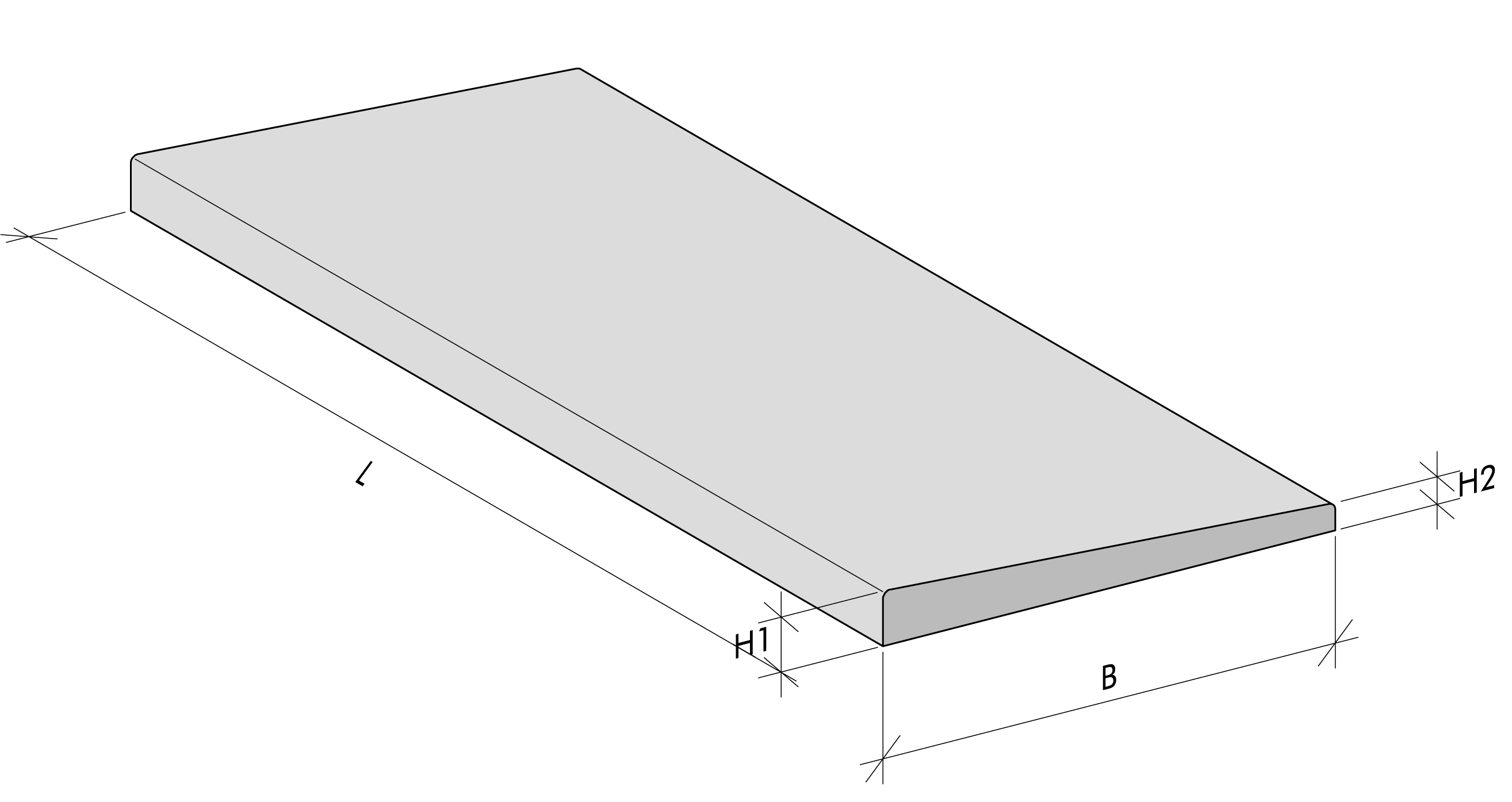 Fensterbänke Schräg