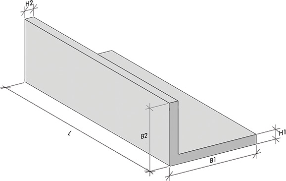 Sturzverkleidung L-Profil