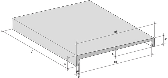 Mauerabdeckungen Top-Down
