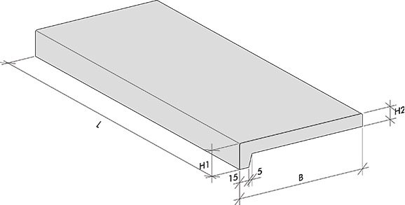 Fensterbänke L-Profil